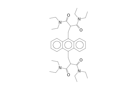 Anthracene, 9,10-bis[2,2-bis(diethylaminocarbonyl)ethyl]-