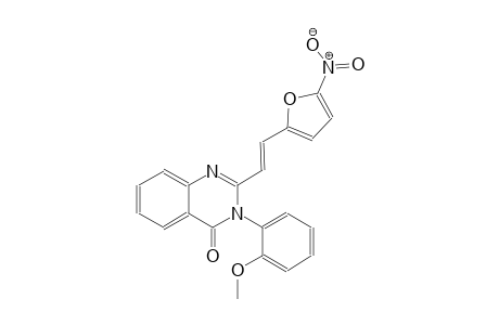 3-(2-methoxyphenyl)-2-[(E)-2-(5-nitro-2-furyl)ethenyl]-4(3H)-quinazolinone