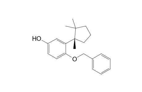 4-Benzyloxy-3-[(1S)-1,2,2-trimethylcyclopentyl]phenol
