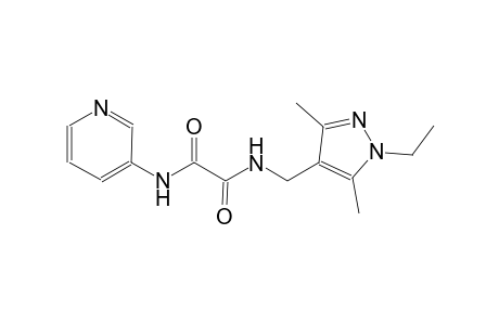 ethanediamide, N~1~-[(1-ethyl-3,5-dimethyl-1H-pyrazol-4-yl)methyl]-N~2~-(3-pyridinyl)-