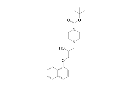 tert-Butyl 4-[2-Hydroxy-3-(naphthalen-1-yloxy)propyl]piperazine-1-carboxylate