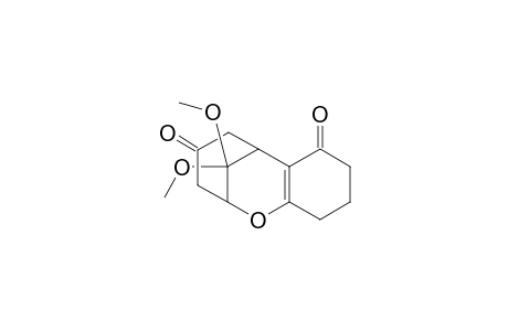 2,6-Methano-2H-1-benzoxocin-4,7(3H,5H)-dione, 6,8,9,10-tetrahydro-11,11-dimethoxy-, (.+-.)-