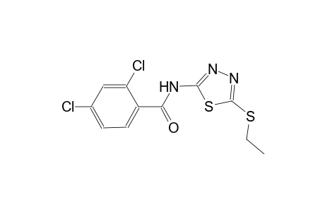 2,4-dichloro-N-[5-(ethylsulfanyl)-1,3,4-thiadiazol-2-yl]benzamide