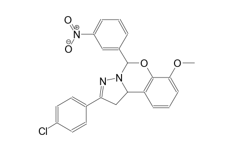 2-(4-chlorophenyl)-5-(3-nitrophenyl)-1,10b-dihydropyrazolo[1,5-c][1,3]benzoxazin-7-yl methyl ether