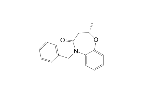 2,3-Dihydro-5-benzyl-2(S)-methyl-1,5-benzoxazepin-4(5H)-one
