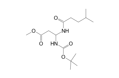 Methyl 3-[(t-butoxy)carbonylamino]-4-methylpentanoylamino}propanoate