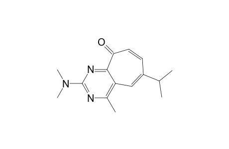 2-(dimethylamino)-4-methyl-6-propan-2-yl-9-cyclohepta[d]pyrimidinone