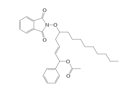 Acetic acid (E)-5-(1,3-dioxo-1,3-dihydroisoindol-2-yloxy)-1-phenyltetradec-2-enyl ester
