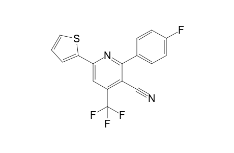 2-(4-fluorophenyl)-6-(2-thienyl)-4-(trifluoromethyl)nicotinonitrile