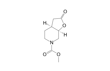 (3aS,7aR)-2-keto-3,3a,4,5,7,7a-hexahydrofuro[2,3-c]pyridine-6-carboxylic acid methyl ester