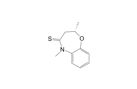 2,3-Dihydro-2(S),5-dimethyl-1,5-benzoxazepin-4(5H)-thione