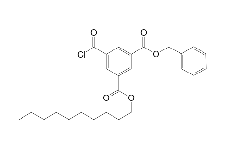 3-Benzyloxycarbonyl-5-decyloxycarbonyl-1-benzoyl chloride