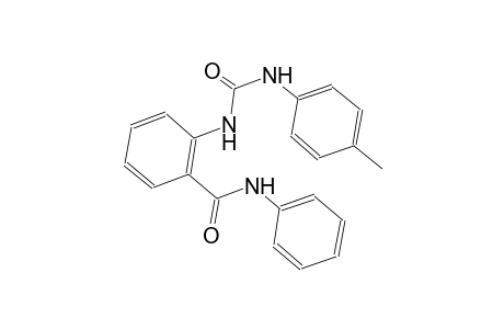 N-phenyl-2-[(4-toluidinocarbonyl)amino]benzamide