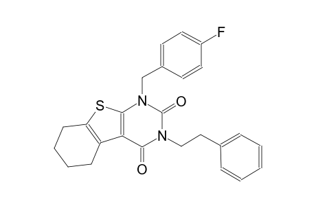 1-(4-fluorobenzyl)-3-(2-phenylethyl)-5,6,7,8-tetrahydro[1]benzothieno[2,3-d]pyrimidine-2,4(1H,3H)-dione