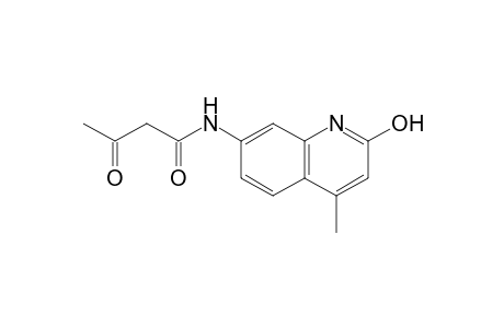 N-(2-hydroxy-4-methyl-7-quinolyl)acetoacetamide