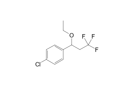 1-Chloro-4-(1-ethoxy-3,3,3-trifluoropropyl)benzene