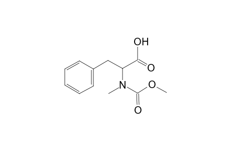 2-[carbomethoxy(methyl)amino]-3-phenyl-propionic acid