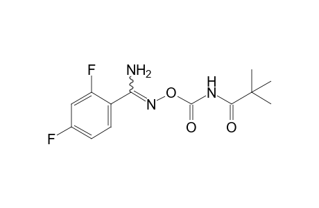 2,4-difluoro-O-(pivaloylcarbamoyl)benzamidoxime