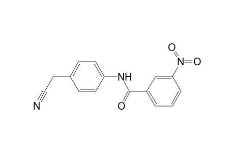 Benzamide, N-(4-cyanomethylphenyl)-3-nitro-