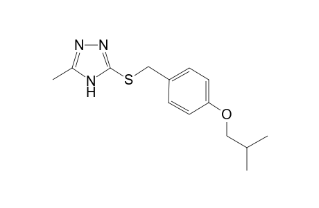 3-[(4-Isobutoxybenzyl)sulfanyl]-5-methyl-4H-1,2,4-triazole