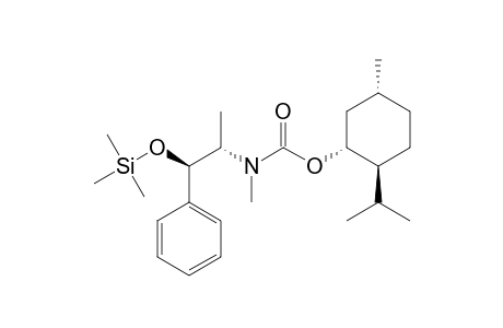 N-((-)-(1R)-Menthoxycarbonyl)-(1R,2S)-ephedrine TMS