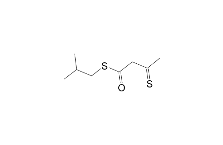 Acetoacetic acid, 1,3-dithio-, S-isobutyl ester