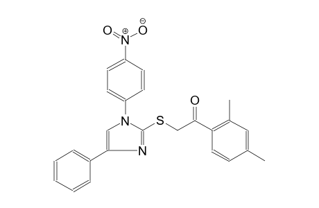 1-(2,4-dimethylphenyl)-2-{[1-(4-nitrophenyl)-4-phenyl-1H-imidazol-2-yl]sulfanyl}ethanone