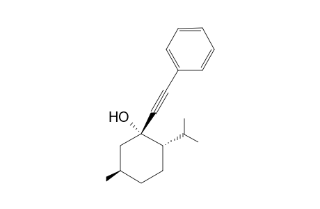 (1S,2S,5R)-2-Isopropyl-5-methyl-1-[2-phenyl-1-ethyn-1-yl]cyclohexan-1-ol