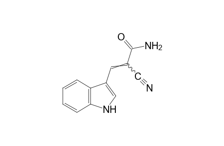 alpha-CYANOINDOLE-3-ACRYLAMIDE