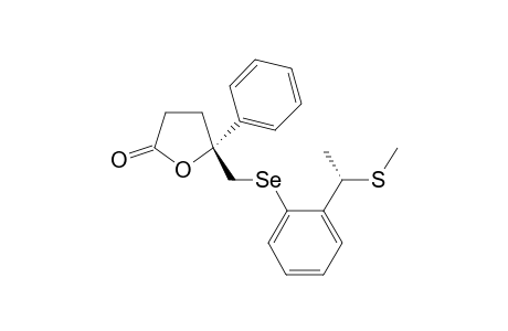 5-({2-[(1S)-1-(Methylthio)ethyl]phenyl}seleno)methyl]-5-phenyldihydrofuran-2(3H)-one