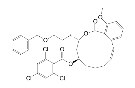 (3S,5R)-3-[3-(Benzyloxy)propyl]-14-methoxy-1-oxo-3,4,5,6,7,8-hexahydro-1H-2-benzoxacyclododecin-5-yl 2,4,6-trichlorobenzoate