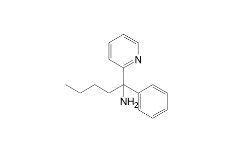 1-Phenyl-1-(pyrid-2-yl)pentylamine