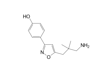 4-(5-(3-amino-2,2-dimethylpropyl)isoxazol-3-yl)phenol