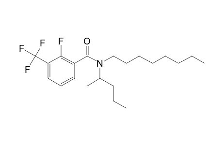 Benzamide, 2-fluoro-3-trifluoromethyl-N-(2-pentyl)-N-octyl-