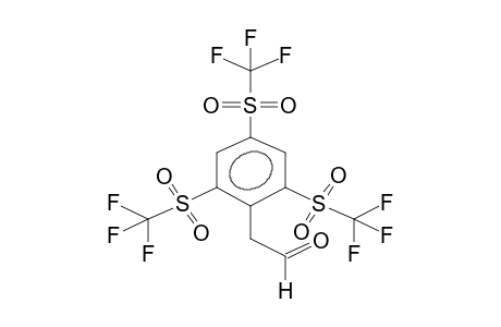 1-FORMYLMETHYL-2,4,6-TRIFLUOROMETHYLSULPHONYLBENZENE