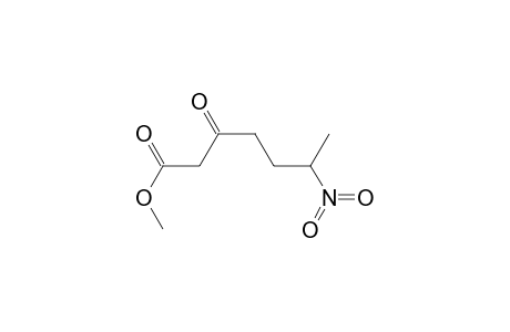 Heptanoic acid, 6-nitro-3-oxo-, methyl ester