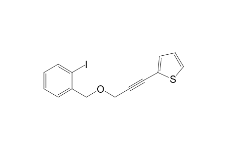 3-(2'-Iodobenzyloxy)-1-(2"-thienyl)prop-1-yne