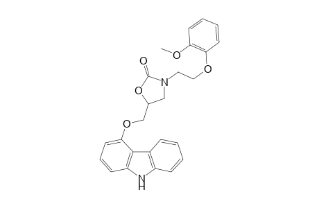 5-[(9H-Carbazol-4-yloxy)methyl]-3-[2-(2-methoxyphenoxy)ethyl]-2-oxazolidinone