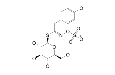 1-THIO-BETA-D-GLUCOPYRANOSE-1-[HYDROXY-N-(SULFOXY)-BENZENEETHANIMIDATE]