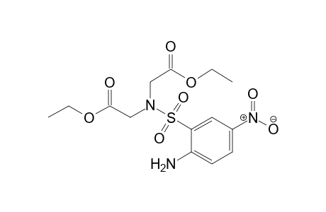 Glycine, N-[(2-amino-5-nitrophenyl)sulfonyl]-N-(2-ethoxy-2-oxoethyl)-, ethyl ester
