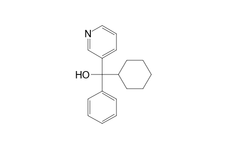 3-Pyridinemethanol, alpha-cyclohexyl-alpha-phenyl-