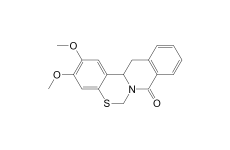 2,3-Dimethoxy-13,13a-dihydro-6H-isoquinolino[2,3-c][1,3]benzothiazin-8-one