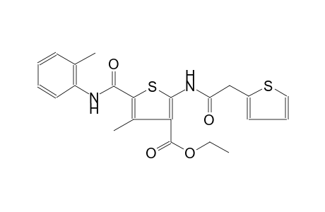 3-thiophenecarboxylic acid, 4-methyl-5-[[(2-methylphenyl)amino]carbonyl]-2-[(2-thienylacetyl)amino]-, ethyl ester