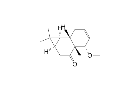 3H-Cyclopropa[a]naphthalen-3-one, 1,1a,2,3a,4,7,7a,7b-octahydro-4-methoxy-1,1,3a-trimethyl-, [1aR-(1a.alpha.,3a.beta.,4.alpha.,7a.beta.,7b.alpha.)]-