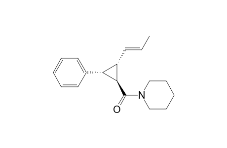 trans-2-Phenyl-trans-3-propenyl-1-(piperidinocarbonyl)cyclopropane