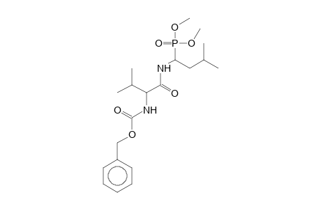 Dimethyl 1-[(2-([(benzyloxy)carbonyl]amino)-3-methylbutanoyl)amino]-3-methylbutylphosphonate