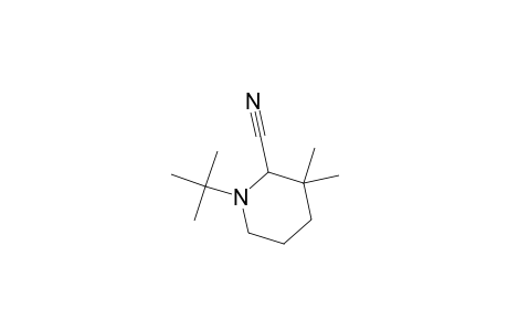 1-tert-Butyl-3,3-dimethyl-2-piperidinecarbonitrile