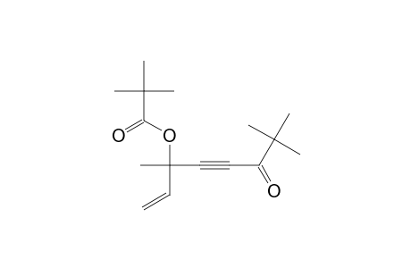 Propanoic acid, 2,2-dimethyl-, 1-ethenyl-1,5,5-trimethyl-4-oxo-2-hexynyl ester