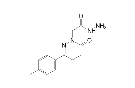 5,6-dihydro-6-oxo-3-p-tolyl-1(4H)-pyridazineacetic acid, hydrazide