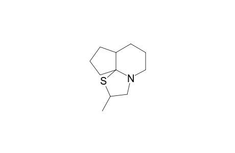 2-Methylperhydrothiazolo[3,2-a]cyclopentane[b]pyidine